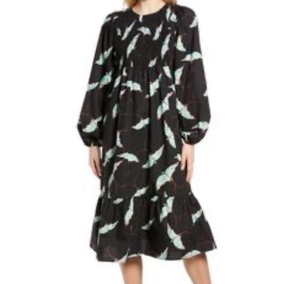 Never Fully Dressed NWT size 6 Black swallows Midaxi‎ dress - Picture 1 of 16